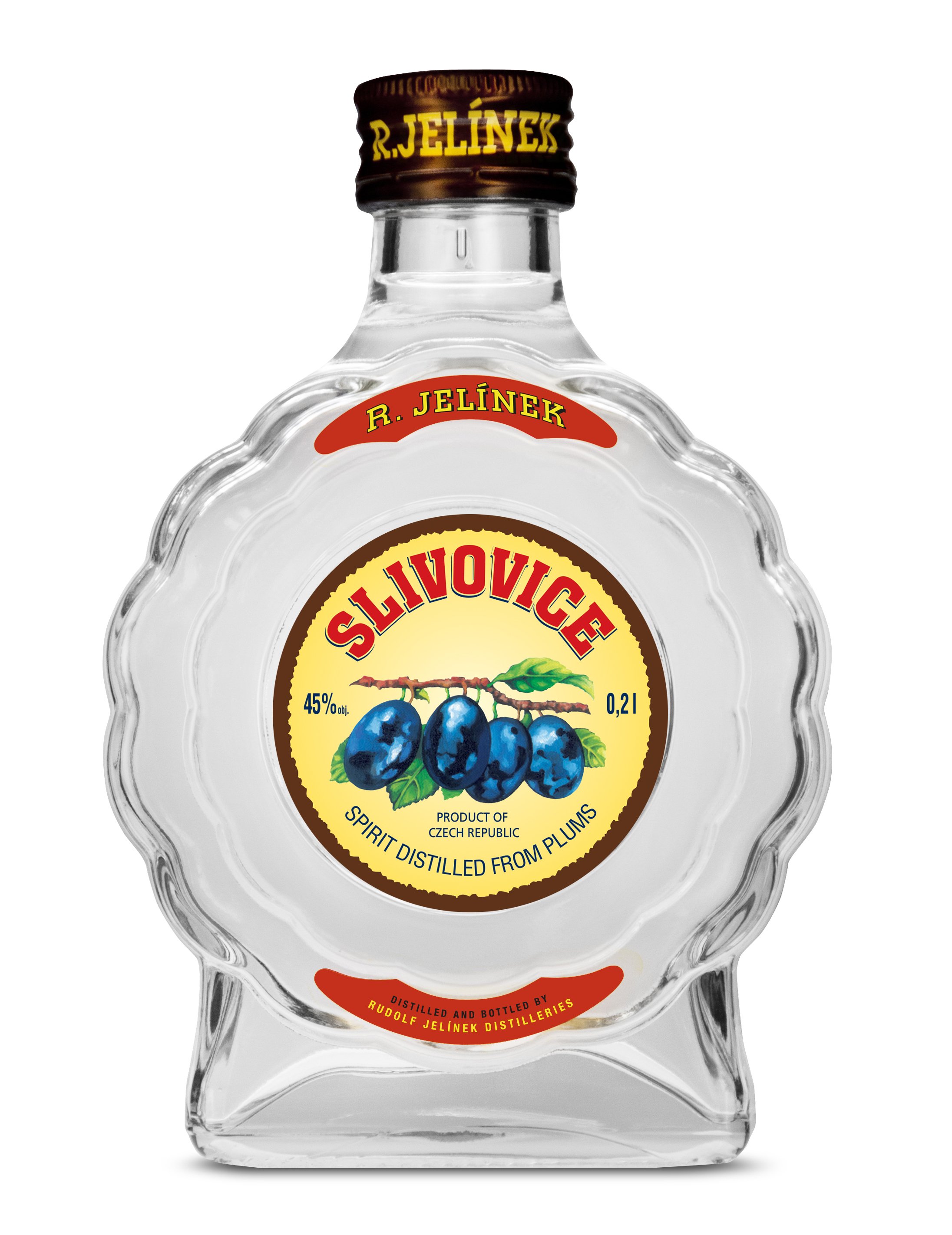 SLIVOVITZ WHITE PLUM BRANDY 45% 0,2L